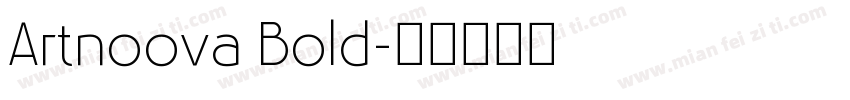 Artnoova Bold字体转换